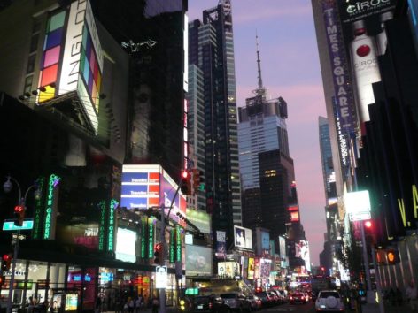 NYCステイでタイムズスクエアへ(Photo by 佐藤めぐみ)