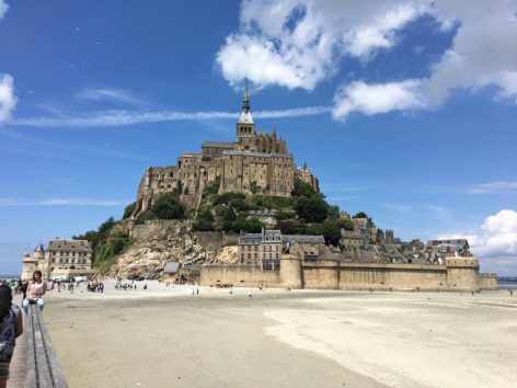 世界遺産の代表格 仏「モンサンミッシェル」(Photo by 朝比奈)