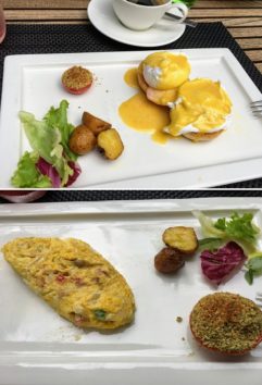 美味しかった「シンタマニ・シャック」の朝食(Photo by 朝比奈)