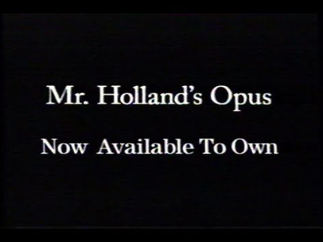 画像:2016/07/20 公開YouTube『retro VHS trailers/Mr. Holland's Opus (1995) Trailer (VHS Capture)』