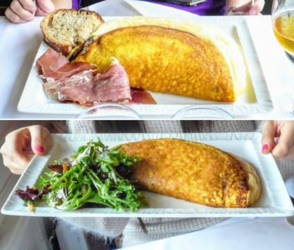 ラ・メール・プラールのふわふわオムレツ(Photo by 朝比奈)