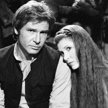 2016年に急逝したキャリー・フィッシャー。