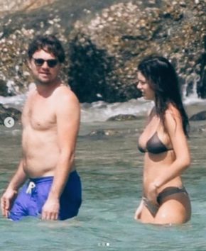 レオとモデルの恋人、プーケット島で激写される