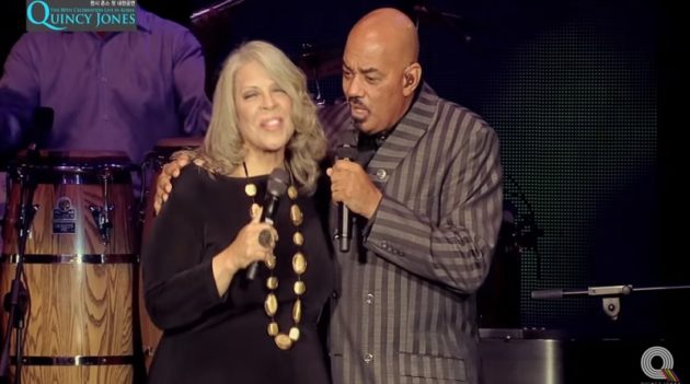 パティ・オースティンとは生涯の友人だった画像:2014/01/22に公開YouTube『Quincy Jones - Patti Austin & James Ingram - Baby, Come To Me (Live in Korea)』のサムネイル