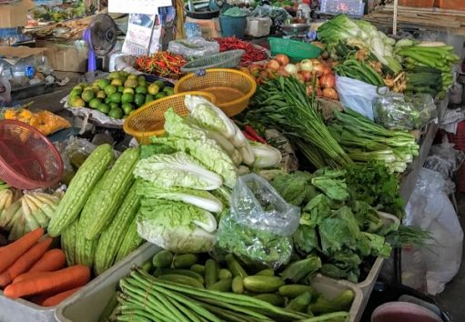 タイ料理には欠かせない野菜ばかり(Photo by 朝比奈)