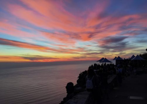 テーブルマウンテンから眺めた最高の夕日(Photo by 朝比奈)
