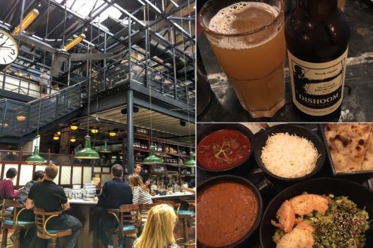 地ビールもカレーも美味しかった!(Photo by 朝比奈)