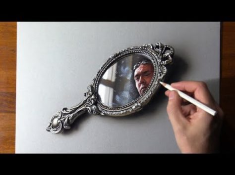 画像:2019/11/27に公開『YouTube』Marcello Barenghi―50歳の誕生日の『自画像』のサムネイル