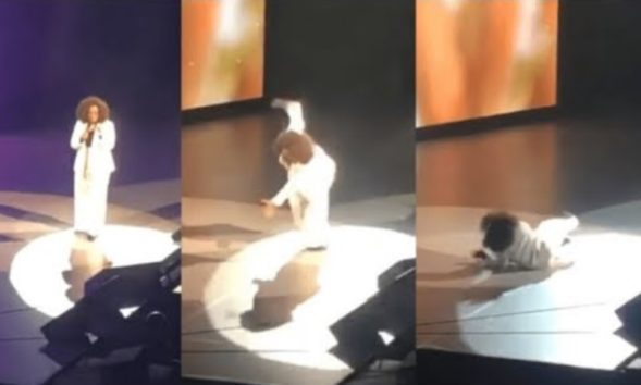 ステージでバランスを力説も…(画像はYouTubeのサムネイル)