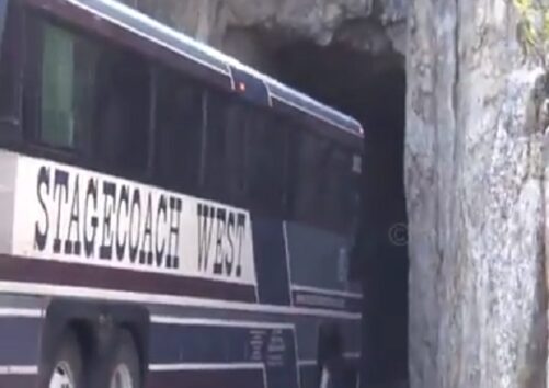 ＜海外バイラル動画＞世の中にはこんなトンネルもある　バス運転士の驚異のテクを見よ