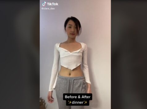 ＜海外バイラル動画＞潔いほどのペッタンコさ　超貧乳のボディポジティブ娘が明るすぎると話題に